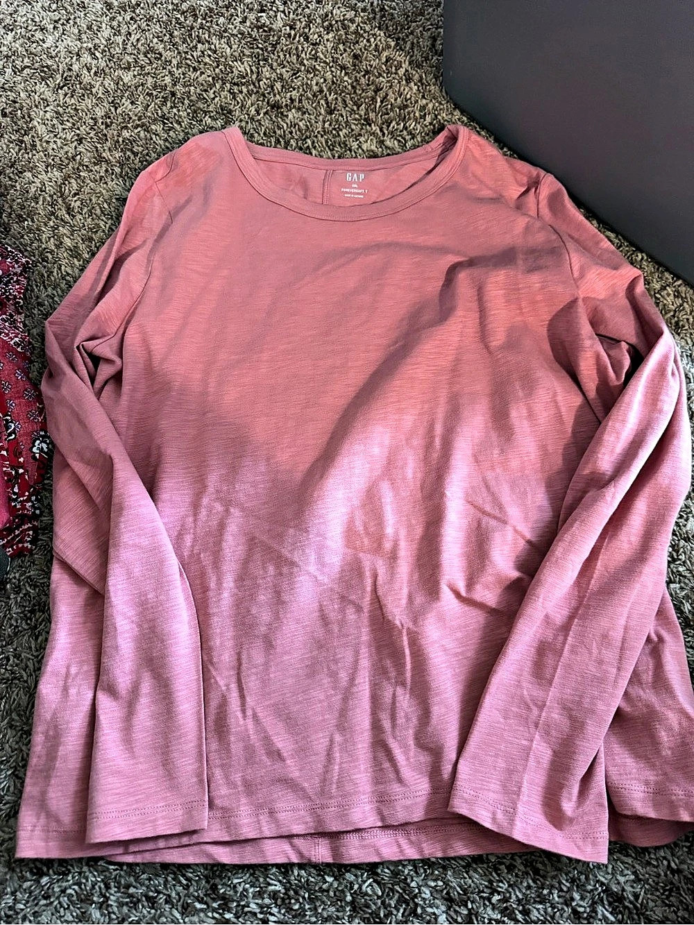 Gap Foreversoft T Long Sleeve Tee Pink XL